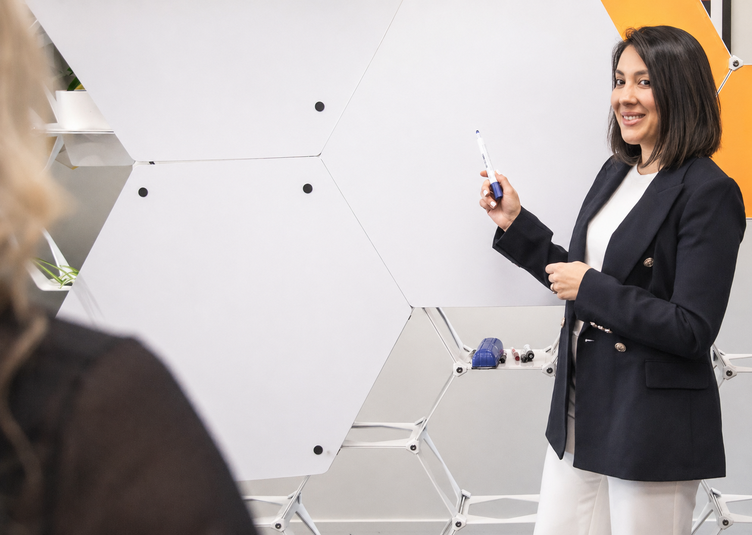 Organisational psychologist facilitating a leadership session at Value Work